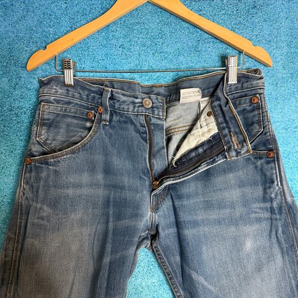 Levi’s 514 Men’s Jeans 34x34 Vintage Straight Fit 100% Cotton Made in Mexico - Picture 10 of 16